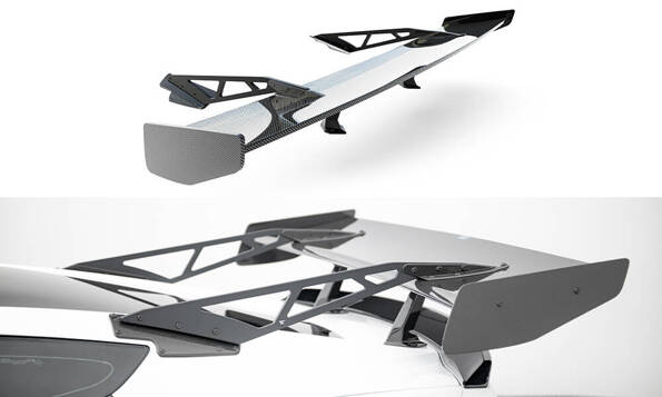 Carbon Spoiler With Upper Swan Mounting Chevrolet Corvette Stingray / Grand Sport C7